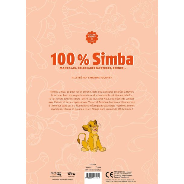 Disney Paint-by-Numbers - 100 % Simba