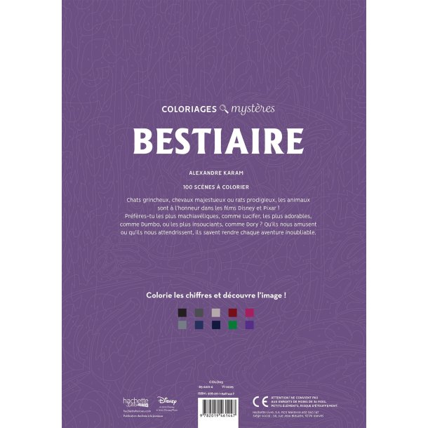 Disney Paint-by-Numbers - Animals