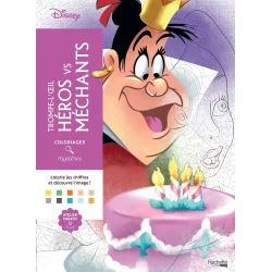 Disney Paint-by-Numbers - Optical Illusion, Heroes vs Villains