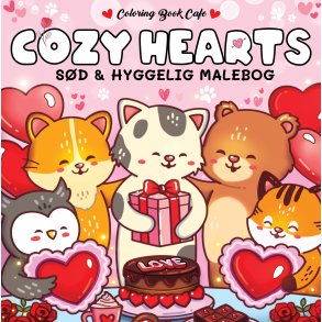 Cozy Hearts - Sd og Hyggelig Malebog