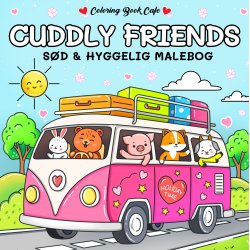 Cuddly Friends - Sd og Hyggelig Malebog