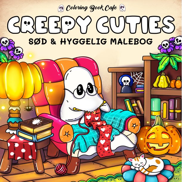 Creepy Cuties - Sd og hyggelig malebog