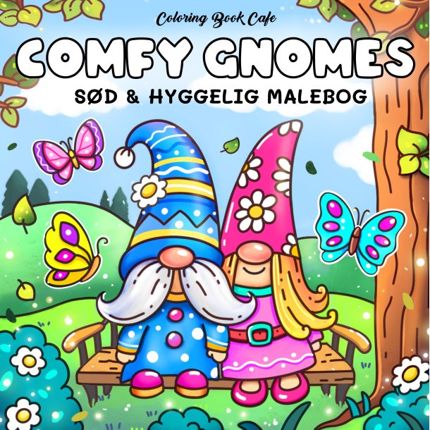 Comfy Gnomes - Sd og hyggelig malebog