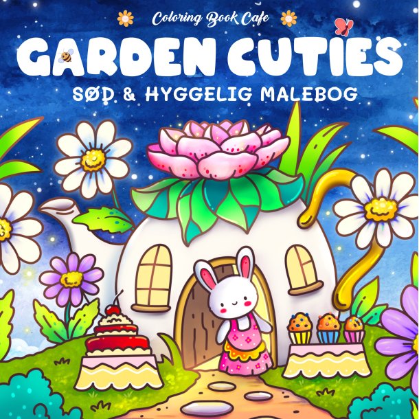 Garden Cuties - Sd og hyggelig malebog