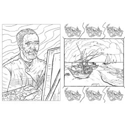 Coloring Van Gogh Malebog
