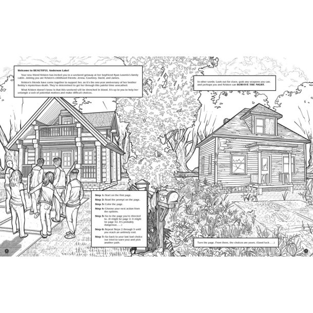 Survive The Night: A Killer Coloring Adventure