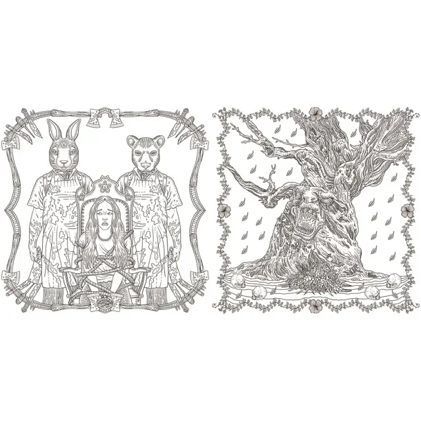 Horror Malebogspakke - Blyantspakke