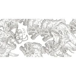 Horror Malebogspakke - Blyantspakke