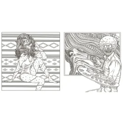 Horror Malebogspakke - Blyantspakke