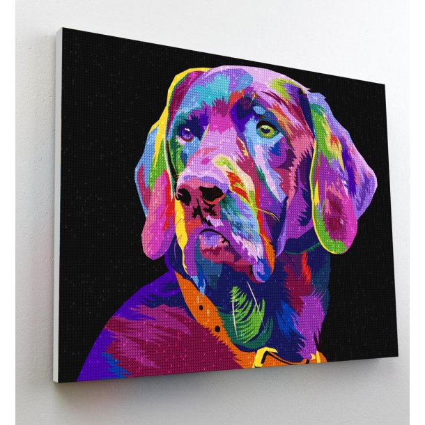 Diamond Painting - Dog 30x40 cm
