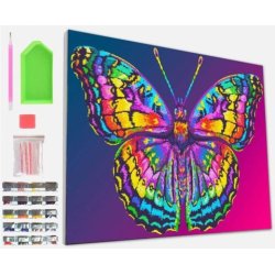 Diamond Art - Butterfly 30x40 cm