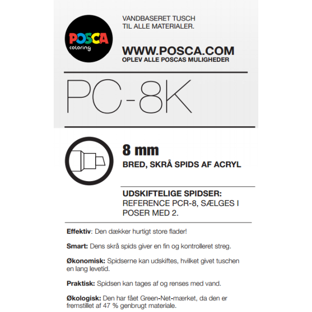 POSCA PC-8K 8 mm