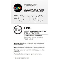 POSCA PC-1M 0,7 - 1 mm 