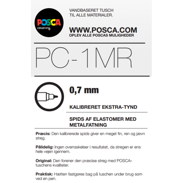 POSCA PC-1MR 0,7 mm