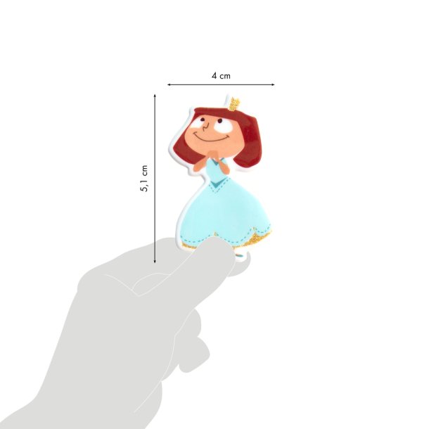 3D Klistermrker - Prinsesser