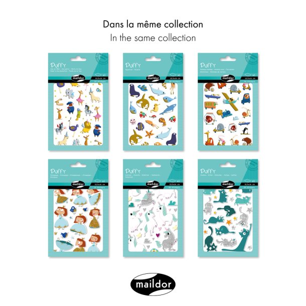 3D Klistermrker - Prinsesser