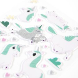 3D Klistermrker - Enhjrninger