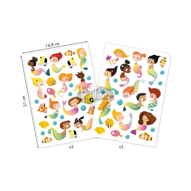 Dreamy Klistermrker - Havfruer