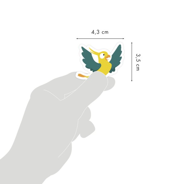 Klistermrker - Fugle