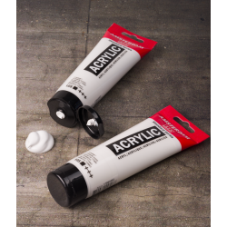 Happy Hour 2 for 1 - Amsterdam Akrylmaling Titanium White 120 ml.