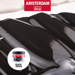 Amsterdam Sort Gesso 120ml. 