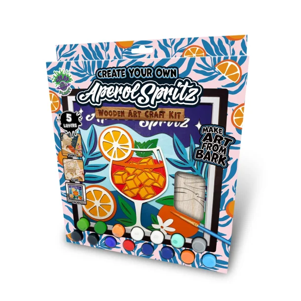 Wooden Art Craft Kit - Aperol Spitz