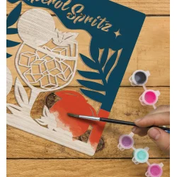 Wooden Art Craft Kit - Aperol Spitz