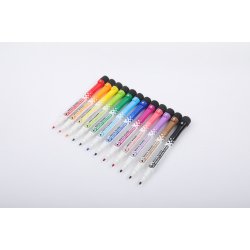 Mobee - Whiteboard Markers m. svamp 12-pak