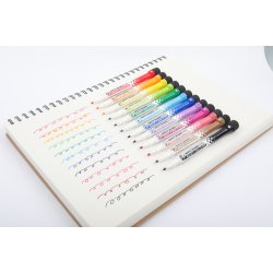 Mobee - Whiteboard Markers m. svamp 12-pak