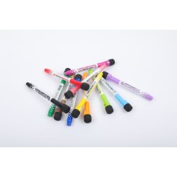 Mobee - Whiteboard Markers m. svamp 12-pak