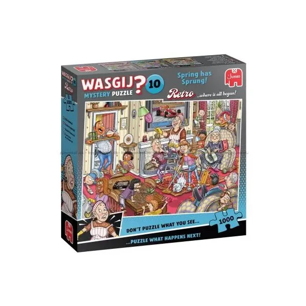 "Wasgij, Mystery 10 Spring has Sprung!" 1000 Brikker