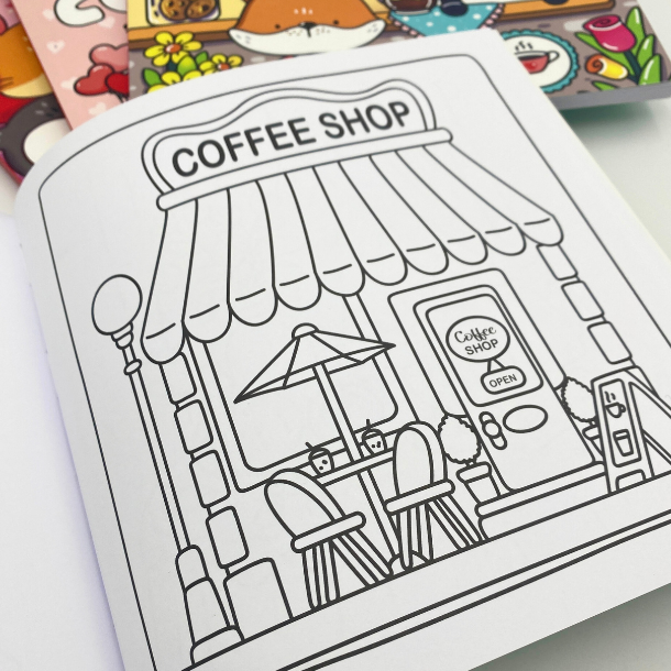 Cozy Corners - Sd og Hyggelig Malebog