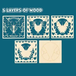 Wooden Art Craft Kit - Butterfly