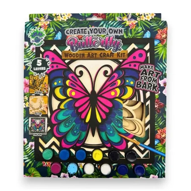 Wooden Art Craft Kit - Butterfly