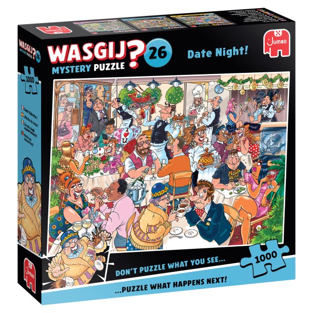 Puslespil Wasgij Mystery 26 Date Night! 1000 Brikker