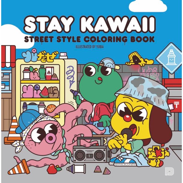 Stay Kawaii Coloring Book 