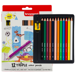 Triple Farveblyanter, 12-pak