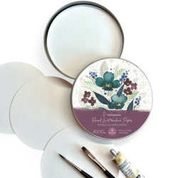 Hahnemhle Rund Akvarelpapir i Metalske