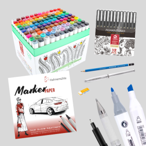 Mobee 120-Stk Twin Marker Fineliner S�t