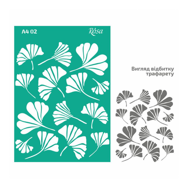 ROSA Talent Reusable Adhesive Stencil "Magnolia 02 21x29,7cm