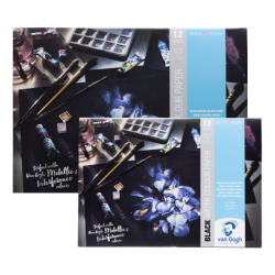 Van Gogh Sort Akvarelpapir