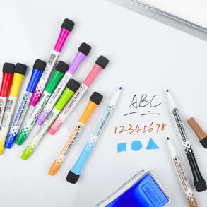 Mobee - Whiteboard Markers m. svamp 12-pak