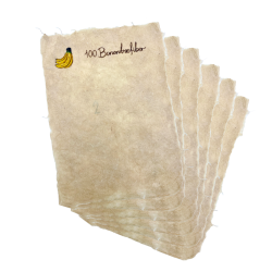Hndlavet Bananpapir A4 Brown 90G - 6-pak