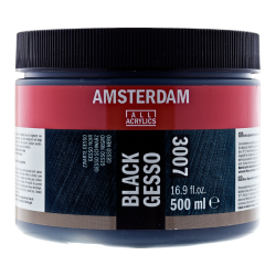 Amsterdam Sort Gesso 500ml. 