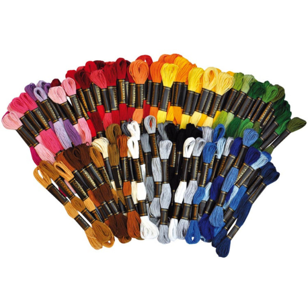 Broderigarn, 100-pak