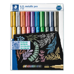 Staedtler Metallic Pen, 10-pak