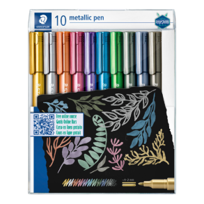 Staedtler Metallic Pen, 10-pak