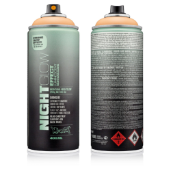Montana Night Glow Effekt Spraymaling - Orange, 400ml.