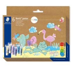 Noris Fingermaling Pastel 6-Pak