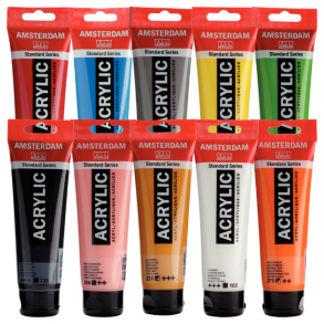 Amsterdam Akrylmaling 79x120ml. Fuldt Sortiment